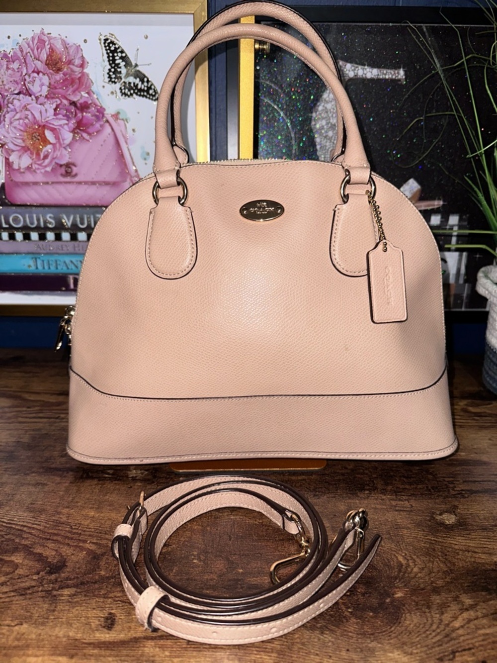 Coach Cora Dome satchel handbag